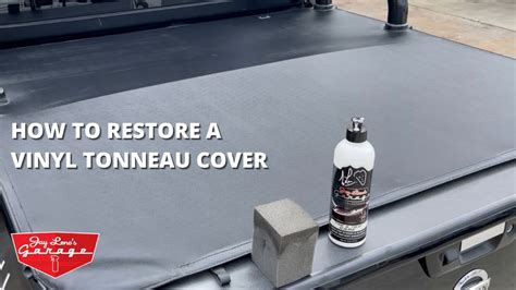 How To Restore A Vinyl Tonneau Cover Jay Lenos Garage Australia