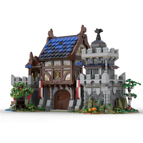 MOC-114472 Medieval Castle Gate | Medievalbrick.com