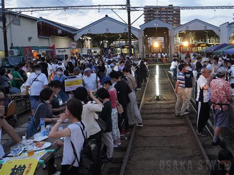 阪堺電車あびこ道車庫でグルメフェス Osaka Style