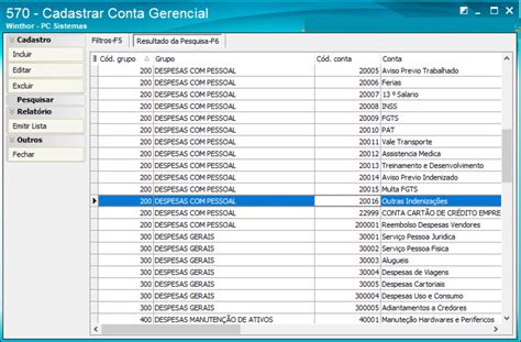 WINT Como Habilitar Ou Realizar O Rateio Por Centro De Custo Conta