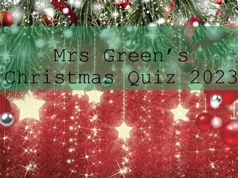 Christmas Quiz 2023 Teaching Resources