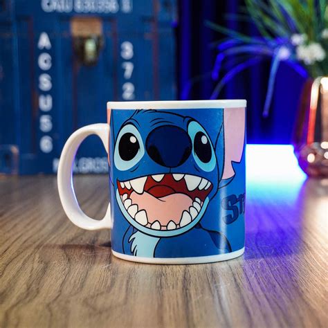 Caneca Stitch Lilo E Stitch Disney Branca Toyshow Tudo De Marvel