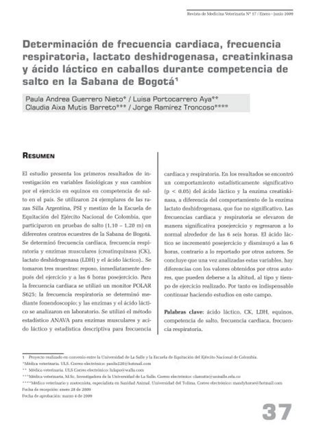 Determinación De Frecuencia Cardiaca Frecuencia Respiratoria