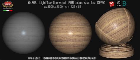 Light Teak Wood Fine Texture Seamless 04395