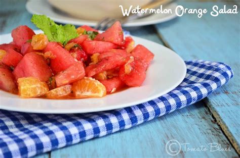 Watermelon Orange Salad Recipe | Easy Summer Salad Recipes