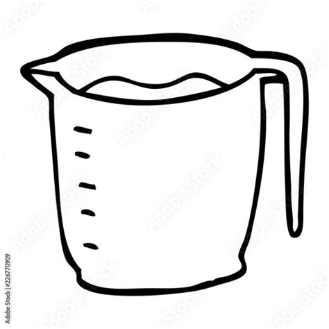 line drawing cartoon jug Stock Vector | Adobe Stock