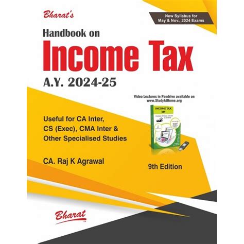 Bharat S Handbook On Income Tax For Ca Cs Cma Inter May Exam