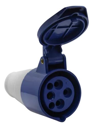 Tomada Industrial Pendente 16a 9h 220v 3p T Ip44 Azul MercadoLivre