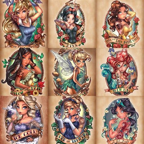 Disney Disney Princess Tattoo Dark Disney Disney Tattoos