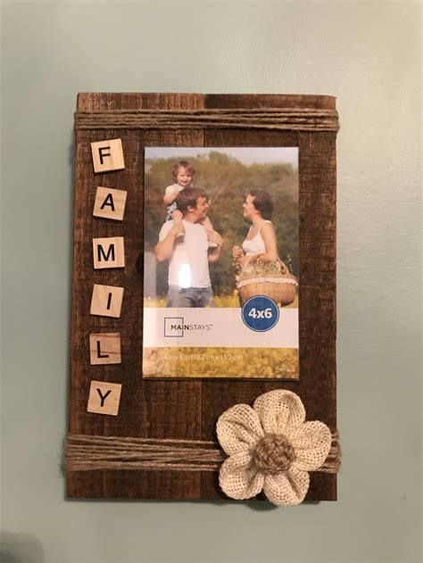 Family frame | Picture frame crafts, Diy picture frames, Frame crafts