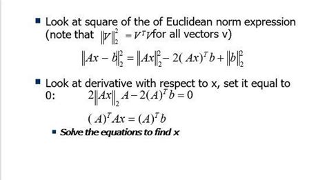 Solved Look At Square Of The Of Euclidean Norm Expression