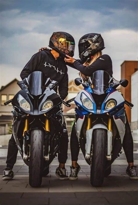 Biker Couple Casais De Moto Casal Motociclista Moto Casal