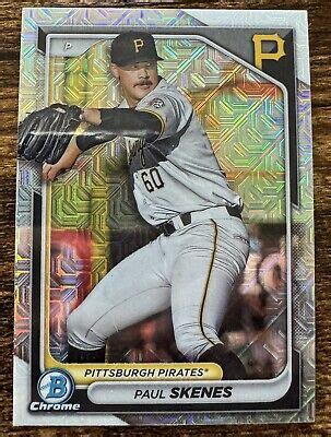 Bowman Chrome Mega Box Paul Skenes Mojo Refractor Rc Bcp