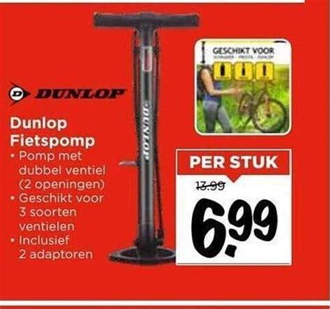 Dunlop Fietspomp Aanbieding Bij Vomar