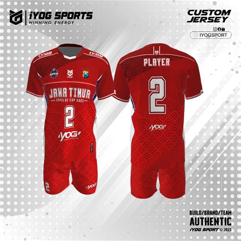 Jual Jersey Satuan Polda Jatim Merah Premium Preorder Bisa Custom