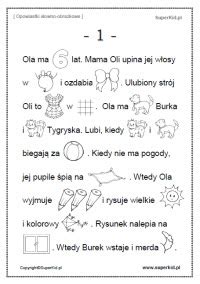 Trenujemy Czytanie Polish Language Teaching Activities Early Education