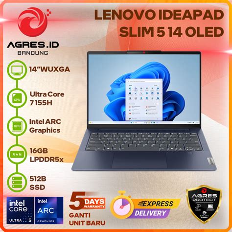 Jual Lenovo Ideapad Slim Imh Core Ultra H Gb Gb