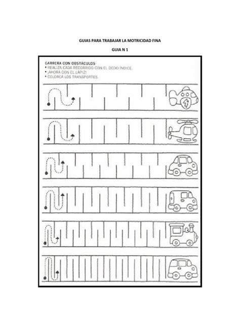 Guias Para Trabajar Grafomotricidad Pdf