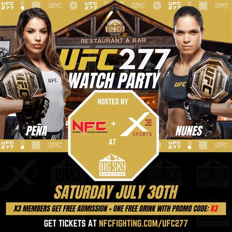 Member Appreciation Night Ufc 277 Watch Party At Big Sky Buckhead