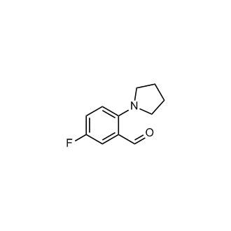 1028090 05 2 5 Fluoro 2 Pyrrolidin 1 Yl Benzaldehyde ChemScene Llc