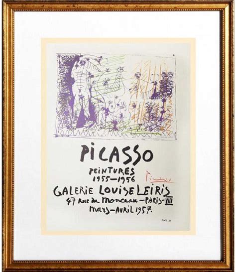 Signed Pablo Picasso Lithograph