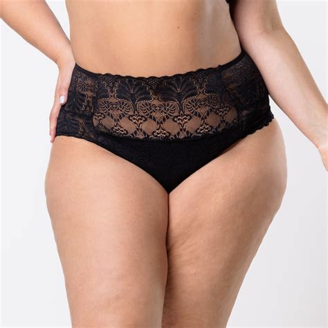 Calcinha Hot Pant De Renda Preto Suspiro Ntimo