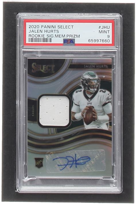 Jalen Hurts 2020 Select Rookie Signature Memorabilia Prizm 22 017 199