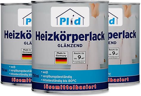 Plid Heizk Rperlack Premium Wei Gl Nzend L Ab