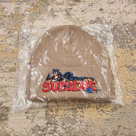 SUPREME CATWOMAN BEANIE FALL 2022 RELEASE SOLD OUT Depop