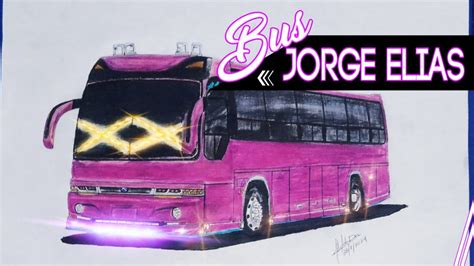 Dibujo del bus de Panamá Jorge Elías YouTube