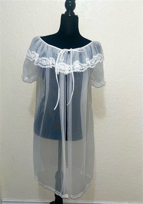 Vintage Sheer White Lingerie Gem