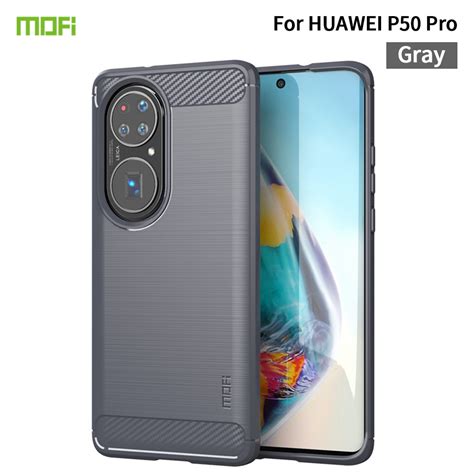 For Huawei P Pro Mofi Gentleness Series Brushed Texture Carbon Fiber