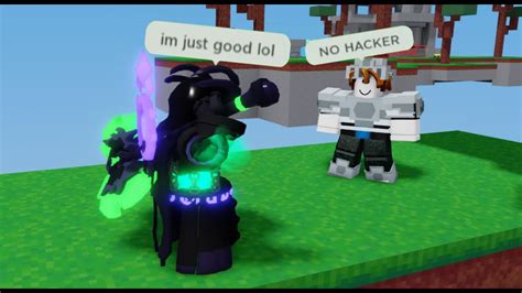 Roblox Bedwars He Has Iron Armor No Worry Youtube