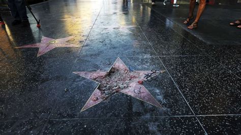 Donald Trump Hollywood Walk Of Fame Map