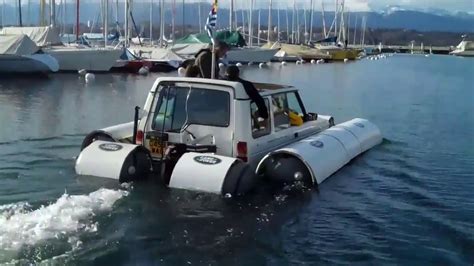 Amphibious Land Rover Discovery Youtube