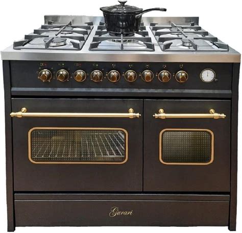 Gurari Gas Standherd Cm Gch E Bl Retro Gasherd Mit Elektro