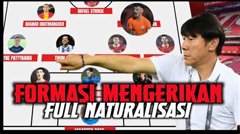 PRAKIRAAN FORMASI MENGERIKAN TIMNAS INDONESIA JIKA DIISI FULL PEMAIN