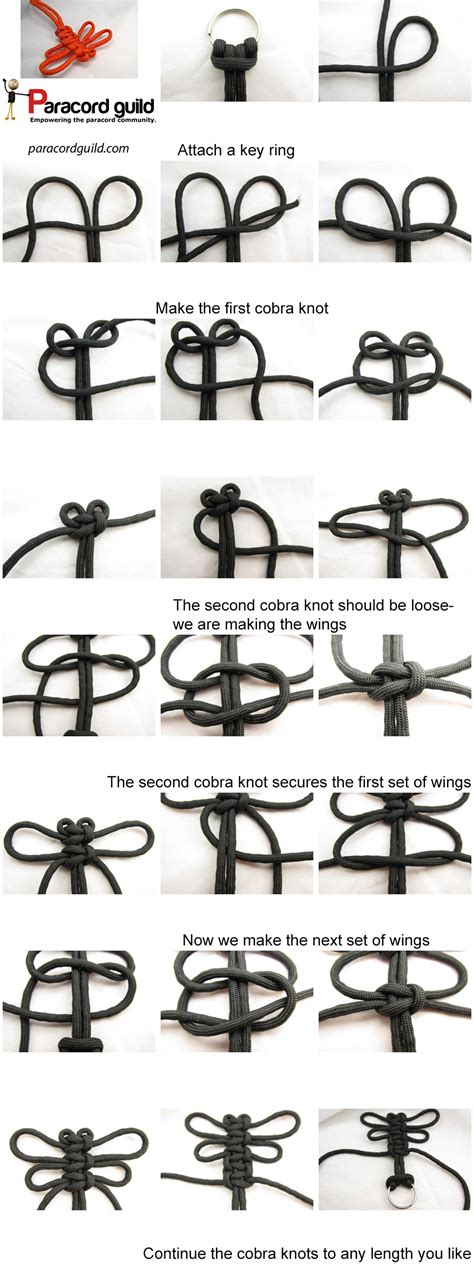 How To Make A Paracord Dragonfly Paracord Guild