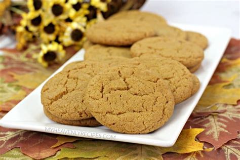 Pumpkin Gingersnap Cookies My Heavenly Recipes