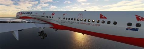 Msfs 787 Qantas 100 Years Livery Impulse Simulations