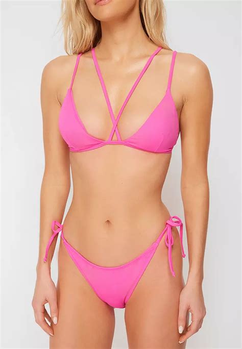 Buy Trendyol Triangle Bias Bikini Top Bottom 2024 Online ZALORA