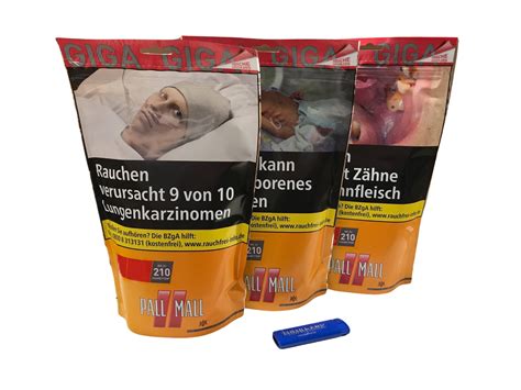 3x Pall Mall Allround Giga Beutel 95g Feuerzeug Jetzt Kaufen