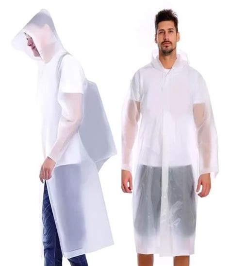 Kit 2 Capas De Chuva Transparente Adulto Pvc Adquira Já AlwyStore