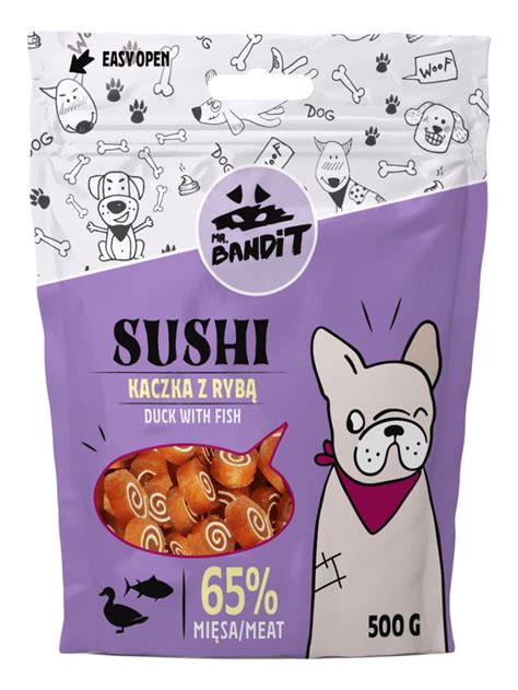 SUSHI Kaczka z rybą Przysmaki Mr Bandit Sklep