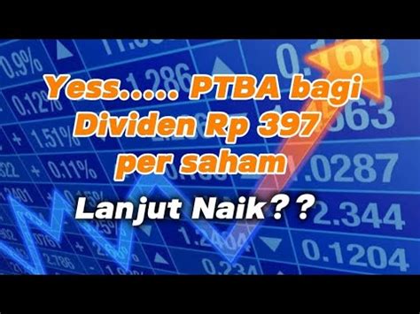 Yess PTBA Bagi Dividen Rp 397 Per Saham Akankah Lanjut Naik