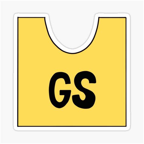 Gs Notebook Netball Notebook Goal Shooter Position Bib