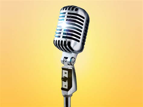 Microphone Vector Art & Graphics | freevector.com