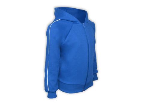 Blusa De Moletom Juvenil Azul Royal Del France