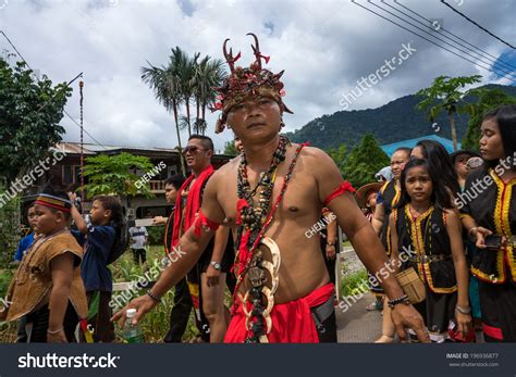 Sarawak Malaysia June 1 2014 People Of The Bidayuh Tribe An