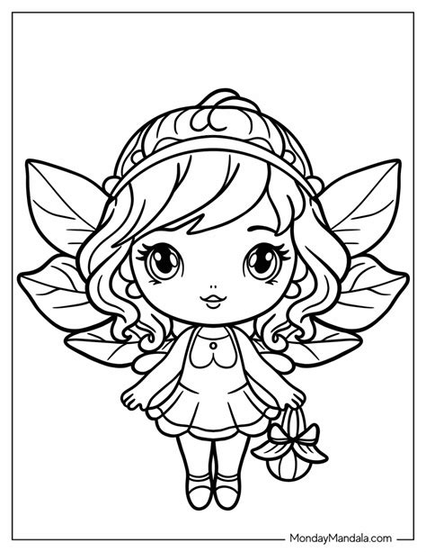 34 Fairy Coloring Pages Free Pdf Printables